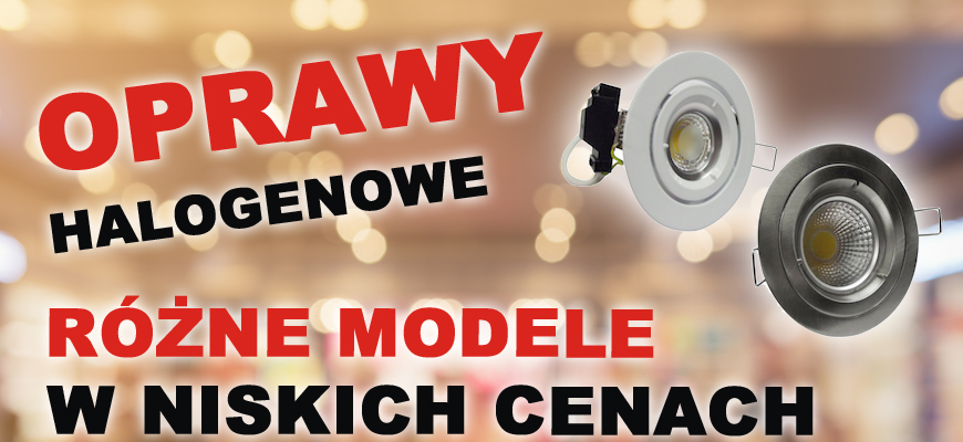 Oprawy halogenowe sufitowe